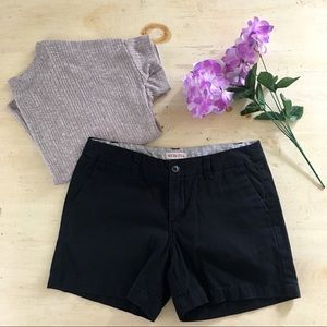 ☘️ Merona Black cotton chino shorts